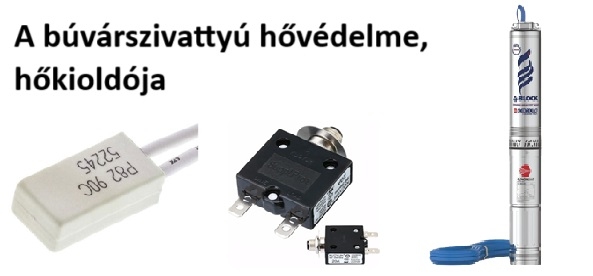 A búvárszivattyú csőkút szivattyú hővédelme