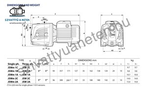 Pedrollo JSW 2AX