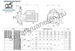 Pedrollo 2CP 32/210A