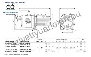 Pedrollo Plurijet 3/80X