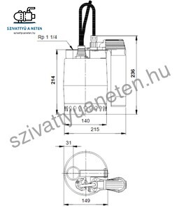 Grundfos Unilift KP 150 AV1 5M