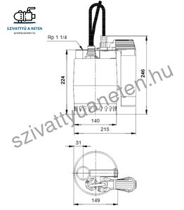 Grundfos Unilift KP 350 AV1 5M