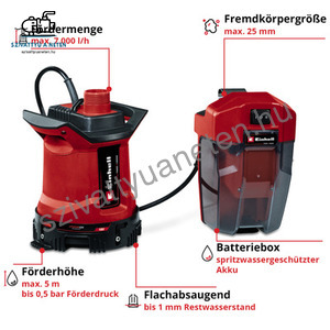 Einhell GE-DP 18/25 LL LI-Solo