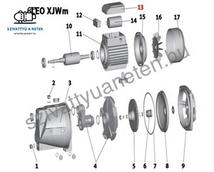 Leo XJWm 60/41 kapocsház fedél (13)