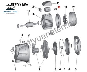 Leo XJWm 90/46 motor hátsó dekni (15)